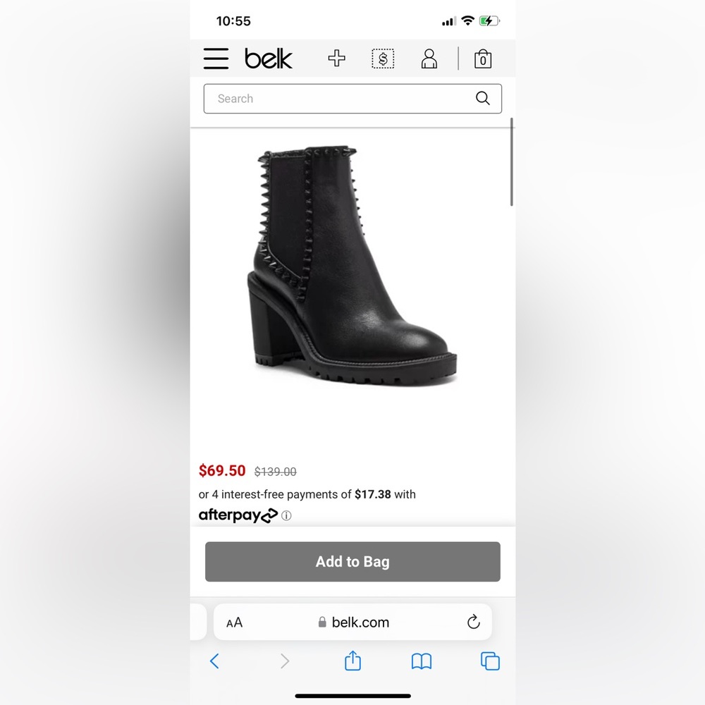 Final Call 😊!Beautiful Jessica Simpson Studded Black Boots are new with tags!